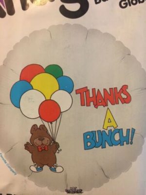 Thanks A Bunch Standard Balloon Party Supplies Decorations Ideas Novelty Gift