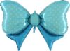 Blue Bow 43in Shape Balloon Party Supplies Decorations Ideas Novelty Gift 72081