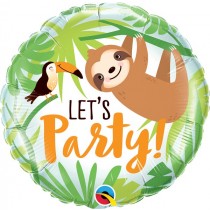 Let's Party Toucan Sloth Standard Balloon Party Supplies Decorations Ideas Novelty Gift