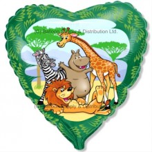 Jungle Animals Standard Balloon Party Supplies Decorations Ideas Novelty Gift