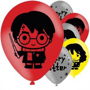 6 Pcs Harry Potter Cartoon Latex Balloons Party Supplies Decorations Ideas Novelty Gift