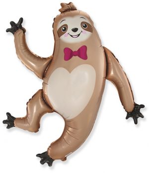 Dancing Sloth Supershape Balloon Party Supplies Decorations Ideas Novelty Gift