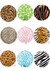 Animal Print 18in Balloon Party Supplies Decorations Ideas Novelty Gift