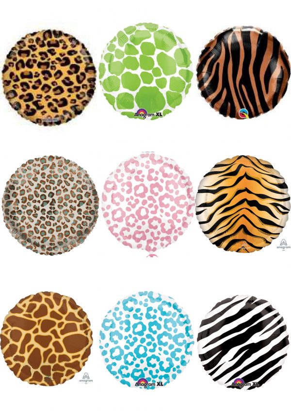 Animal Print Standard Balloon Party Supplies Decorations Ideas Novelty Gift