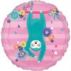 Pink Sloth 18in Balloon Party Supplies Decorations Ideas Novelty Gift 40664