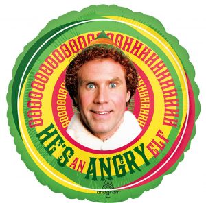 Buddy Angry Elf The Movie 18in Balloon Party Supplies Decorations Ideas Novelty Gift 48970