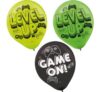 6 Pcs Level Up 11in Latex Balloons Party Supplies Decorations Ideas Novelty Gift 9911597
