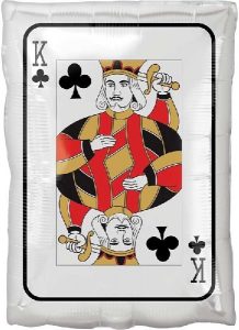 King Ace Card 18in Junior Shape Balloon Party Supplies Decorations Ideas Novelty Gift 39705