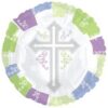 Silver Lilac Blue Green Cross 18in Balloon Party Supplies Decorations Ideas Novelty Gift 114690