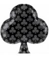 Casino Black Club 18in Jr Shape Balloon Party Supplies Decorations Ideas Novelty Gift 15868