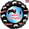 Galaxy Games Birthday 18in Balloon Party Supplies Decorations Ideas Novelty Gift 229707