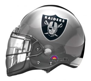 Oakland Raiders Helmet Supershape Balloon Party Supplies Decorations Ideas Novelty Gift