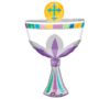 Lilac 1st Communion Chalice Shape Balloon Party Supplies Decorations Ideas Novelty Gift 30364