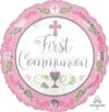 Pink First Communion 18in Balloon Party Supplies Decorations Ideas Novelty Gift 37370