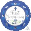 Blue First Communion 18in Balloon Party Supplies Decorations Ideas Novelty Gift 37371