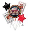 Casino 5-Balloon Bouquet Party Supplies Decorations Ideas Novelty Gift 39707