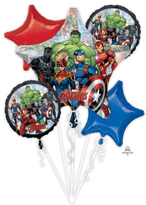 Avengers Powers Unite Balloon Bouquet Party Supplies Decorations Ideas Novelty Gift