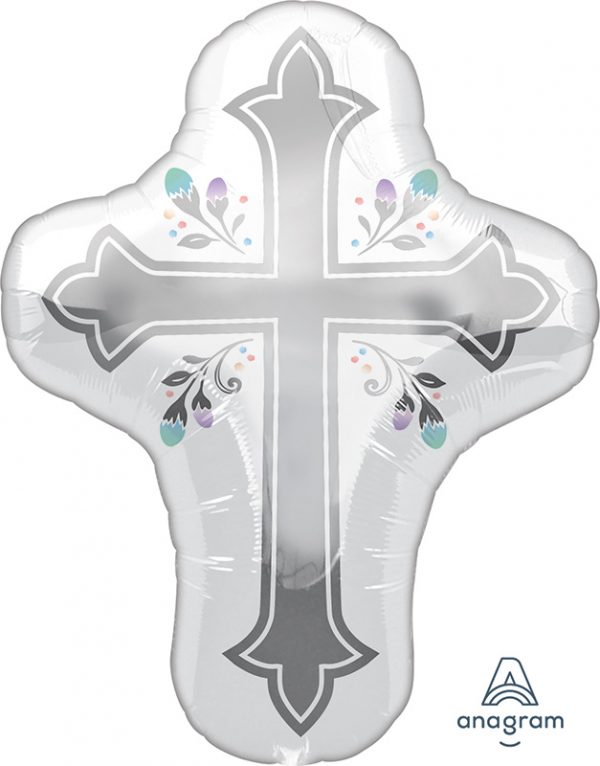Holy Day Cross 28in Shape Balloon Party Supplies Decorations Ideas Novelty Gift 41109