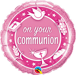 Pink On Your Communion Standard Balloon Party Supplies Decorations Ideas Novelty Gift