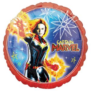 Captain Marvel Standard Balloon Party Supplies Decorations Ideas Novelty Gift