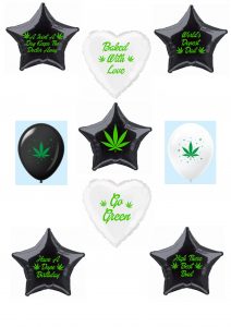 marijuana balloons Party Supplies Decorations Ideas Novelty Gift
