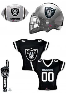 Oakland Raiders balloons Party Supplies Decorations Ideas Novelty Gift
