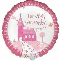Pink Catholic Church Communion Balloon Party Supplies Decorations Ideas Novelty Gift