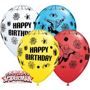 Spider-Man Birthday Latex Balloons Party Supplies Decorations Ideas Novelty Gift
