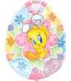 Tweety Pie Easter Egg 27in Shape Balloon Party Supplies Decorations Ideas Novelty Gift 12187