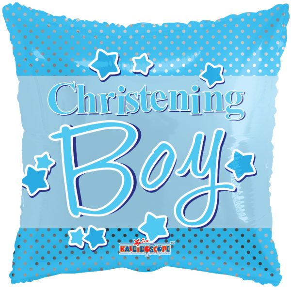 Blue Christening Boy Dots 18in Balloon Party Supplies Decorations Ideas Novelty Gift 15157-18