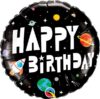 Happy Birthday Space 18in Balloon Party Supplies Decorations Ideas Novelty Gift 88059