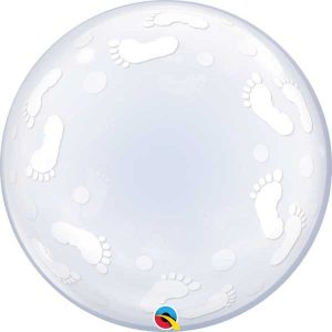49459 baby footprints bubble balloon Party Supplies Decorations Ideas Novelty Gift