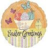 Easter Greetings Butterfly Basket 18in Balloon Party Supplies Decorations Ideas Novelty Gift 21287