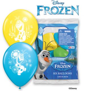 Frozen Olaf Latex Balloons Party Supplies Decorations Ideas Novelty Gift