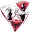 Maleficent 17in Diamondz Balloon Party Supplies Decorations Ideas Novelty Gift 29439