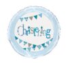 Blue Bunting Christening 18in Balloon Party Supplies Decorations Ideas Novelty Gift 52067