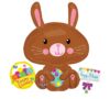 Chocolate Easter Bunny 29in Shape Balloon Party Supplies Decorations Ideas Novelty Gift 32348