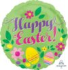 Green Happy Easter 18in Balloon Party Supplies Decorations Ideas Novelty Gift 34897