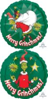 Merry Xmas Grinch 18in Balloon Party Supplies Decorations Ideas Novelty Gift 36152