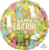 Gold Happy Easter 18in Balloon Party Supplies Decorations Ideas Novelty Gift 36972