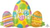 Easter Egg Trio 29in Shape Balloon Party Supplies Decorations Ideas Novelty Gift 36979