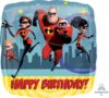 Incredibles Birthday 18in Balloon Party Supplies Decorations Ideas Novelty Gift 37131