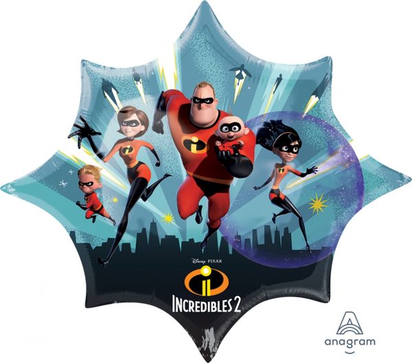 The Incredibles Supershape Balloon Party Supplies Decorations Ideas Novelty Gift