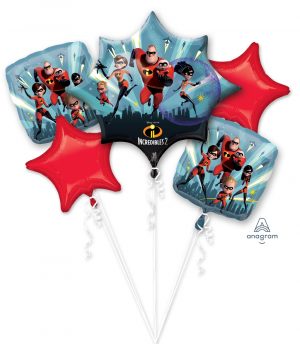 The Incredibles Balloons Bouquet Party Supplies Decorations Ideas Novelty Gift