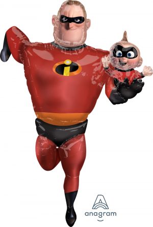Mr Incredible Airwalker Balloon Party Supplies Decorations Ideas Novelty Gift
