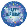 Birthday Blue Space 18in Balloon Party Supplies Decorations Ideas Novelty Gift 41310