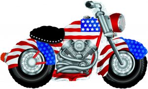 American Chopper Motorbike Shape Balloon Party Supplies Decorations Ideas Novelty Gift