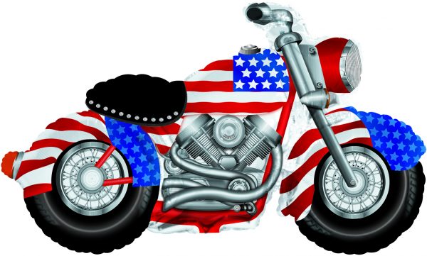 American Chopper Motorbike 45in Shape Balloon Party Supplies Decorations Ideas Novelty Gift 434158