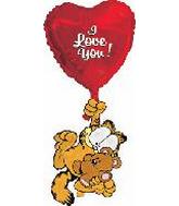 Love You Garfield Shape Balloon Party Supplies Decorations Ideas Novelty Gift