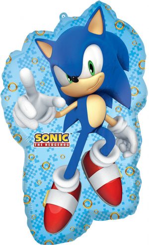 Sonic Hedgehog Supershape Balloon Party Supplies Decorations Ideas Novelty Gift